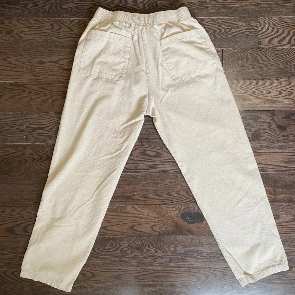 Corduroy Relaxed Fit Drawstring Pants - Picture 2 of 4